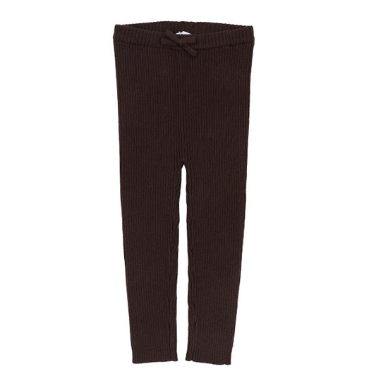 Knit cocoa leggings FW26