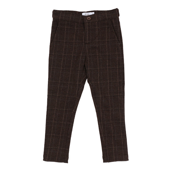 Hudson cocoa plaid pants FW26