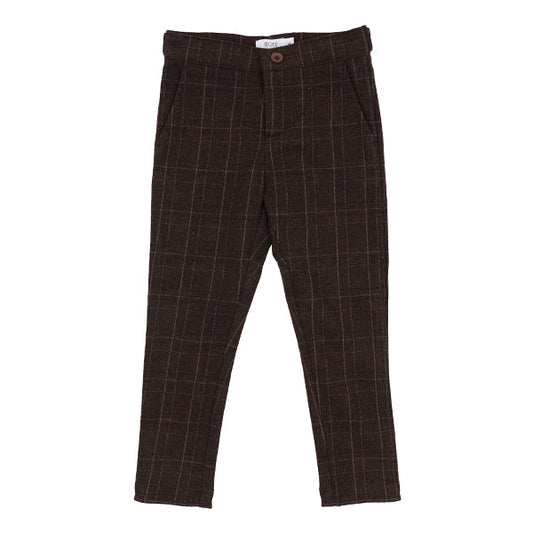 Hudson cocoa plaid pants FW26