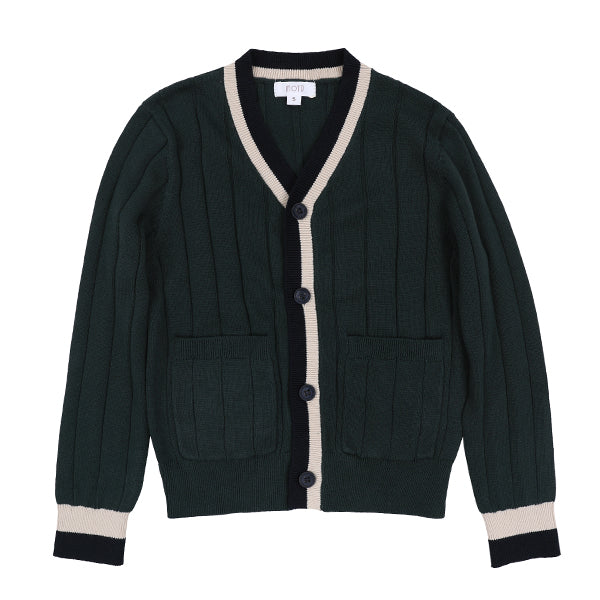 Percy teal cardigan FW26