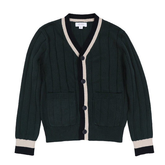 Percy teal cardigan FW26