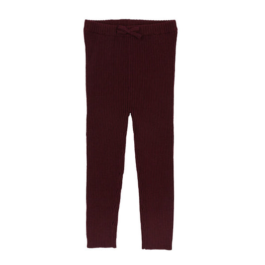 Knit wine leggings FW26