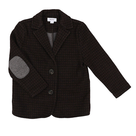 Easton cocoa plaid blazer FW26