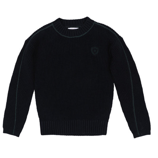 Rex midnight piped sweater FW26