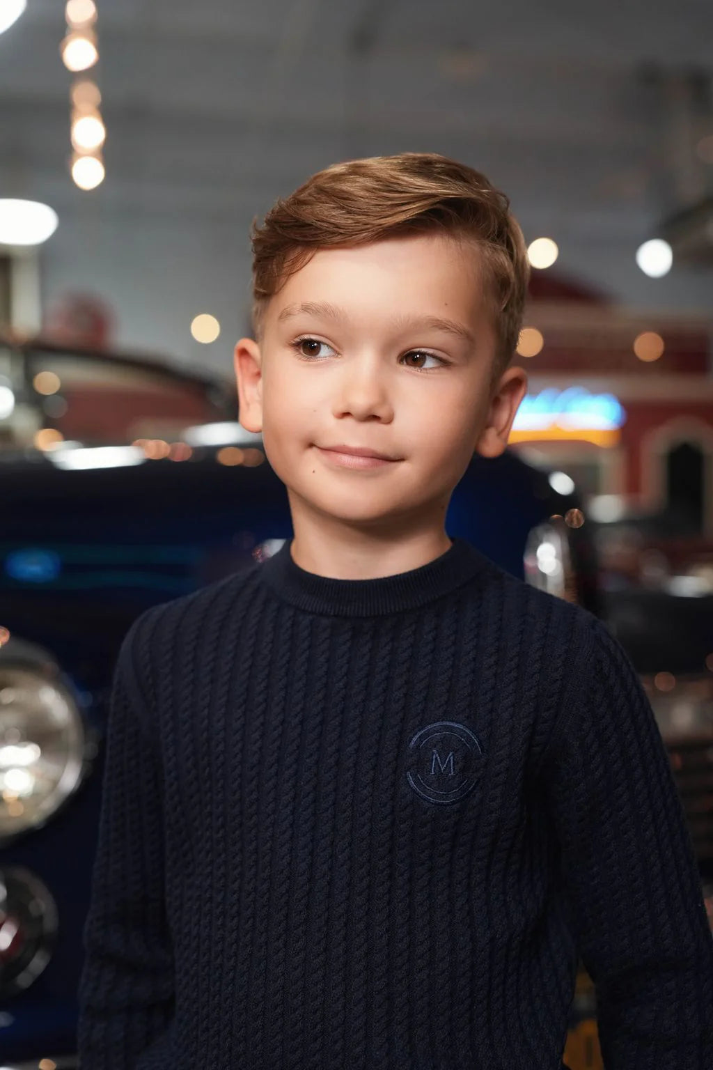 Wells midnight sweater FW26