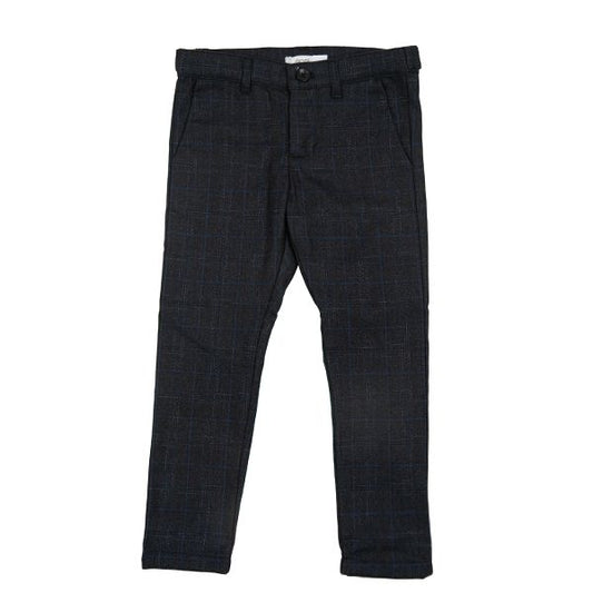 Hayes charcoal plaid pant FW24