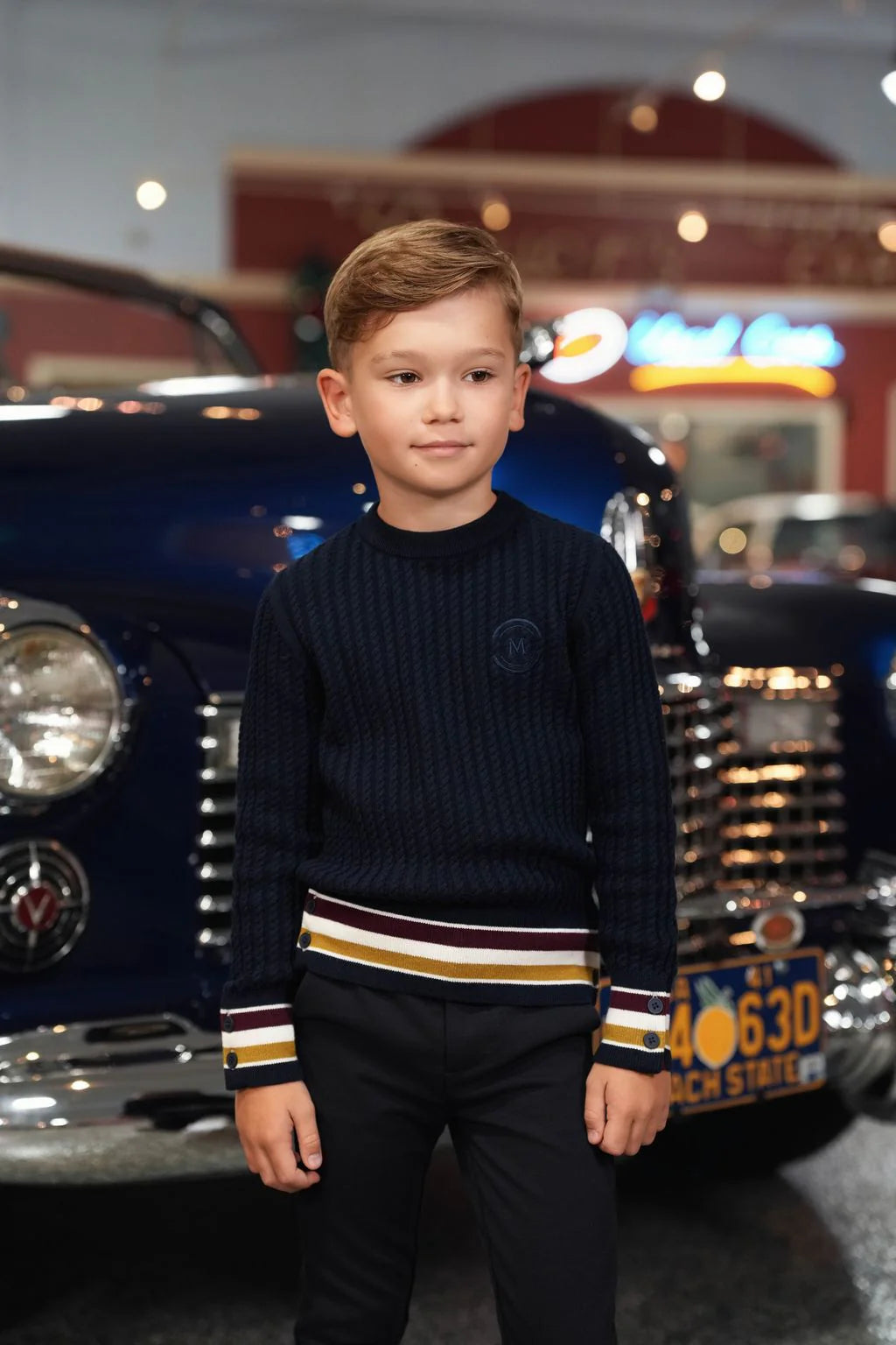 Wells midnight sweater FW26