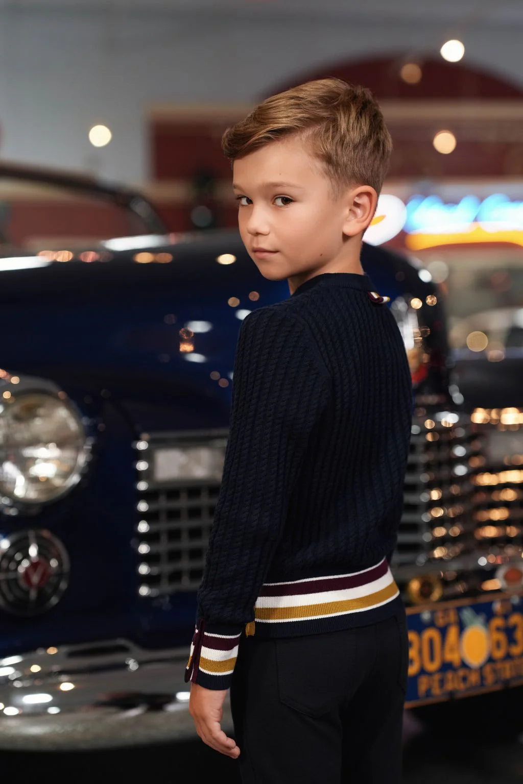 Wells midnight sweater FW26