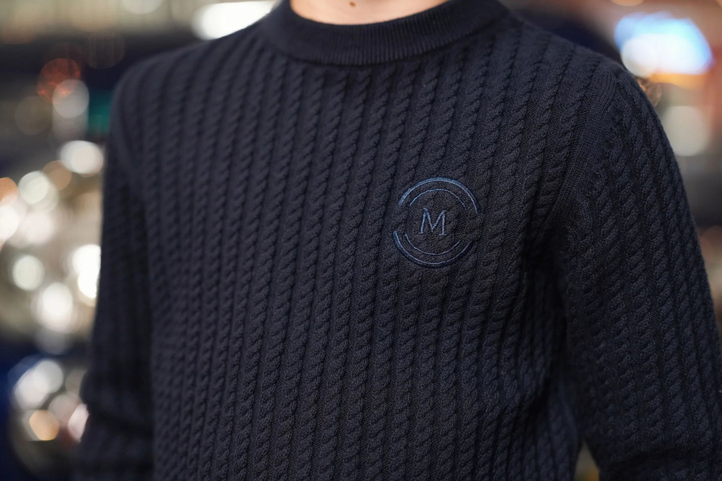 Wells midnight sweater FW26