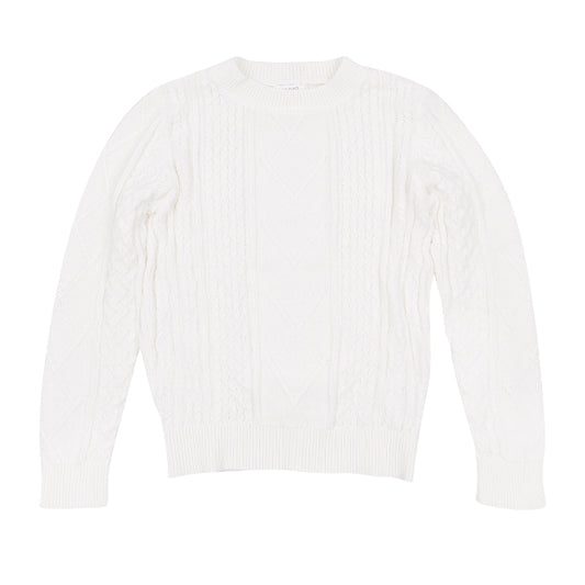 Penn White Mix Knit Sweater SS26