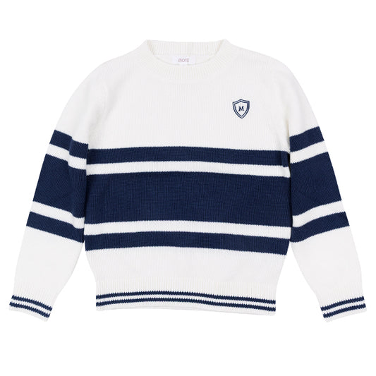 Neil Navy Stripe Sweater SS26