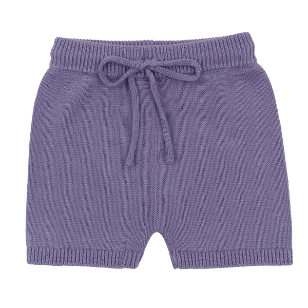 Lavender Knit Shorts SS26