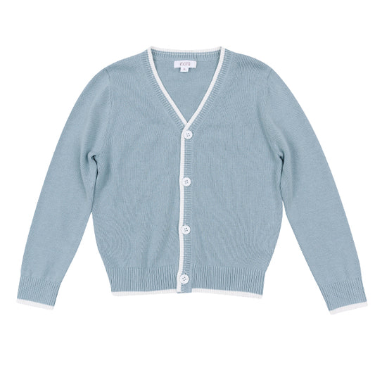 Sky Blue Zane Stitch Cardigan SS26