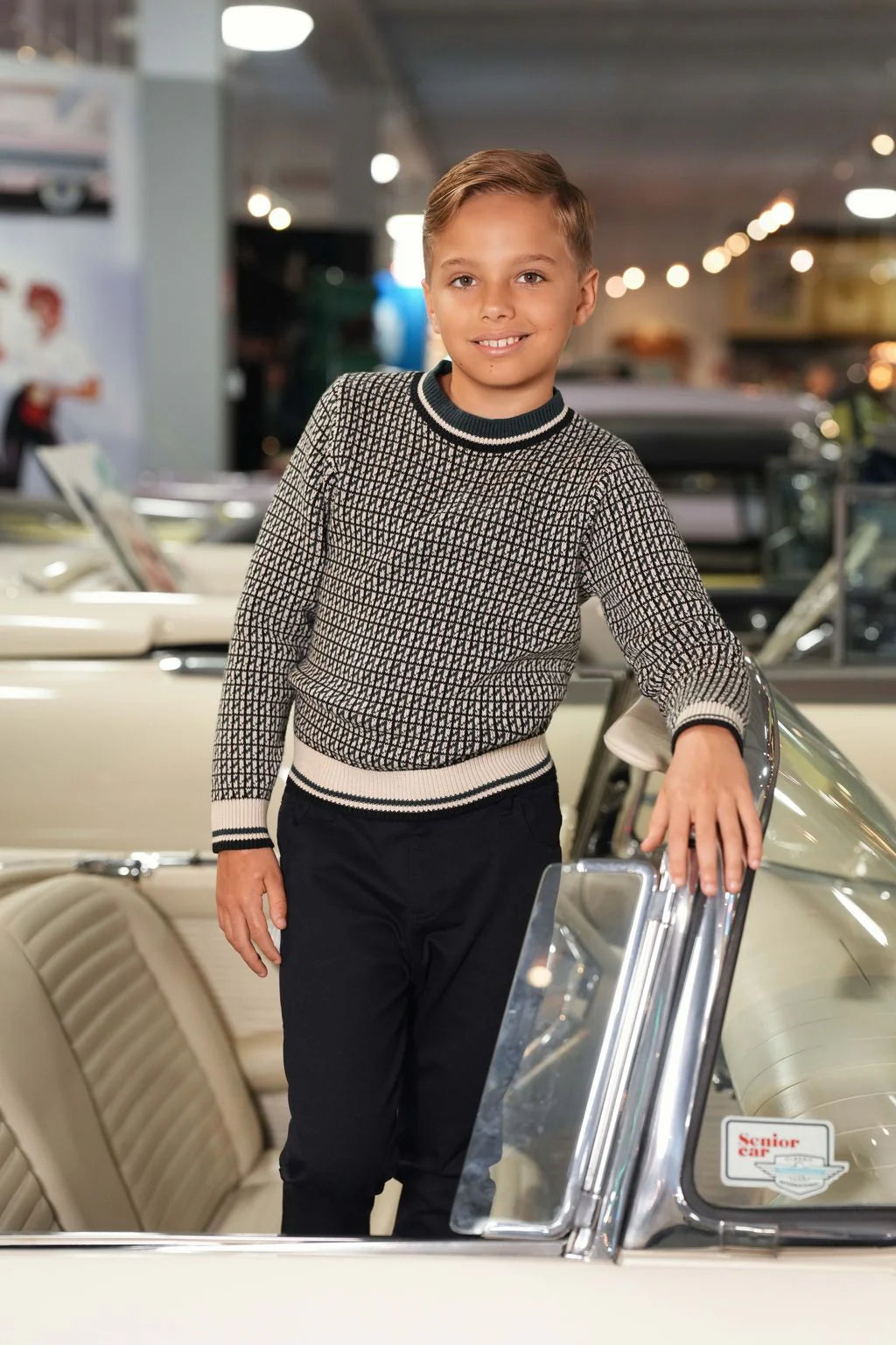 Rowan teal sweater FW26